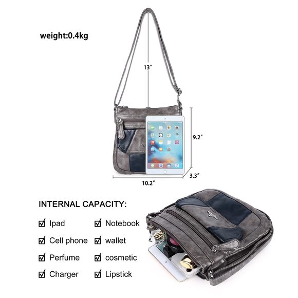 Angelkiss Small Crossbody Bag Leather Shoulder Purse Hobo :> - Picture 4 of 7